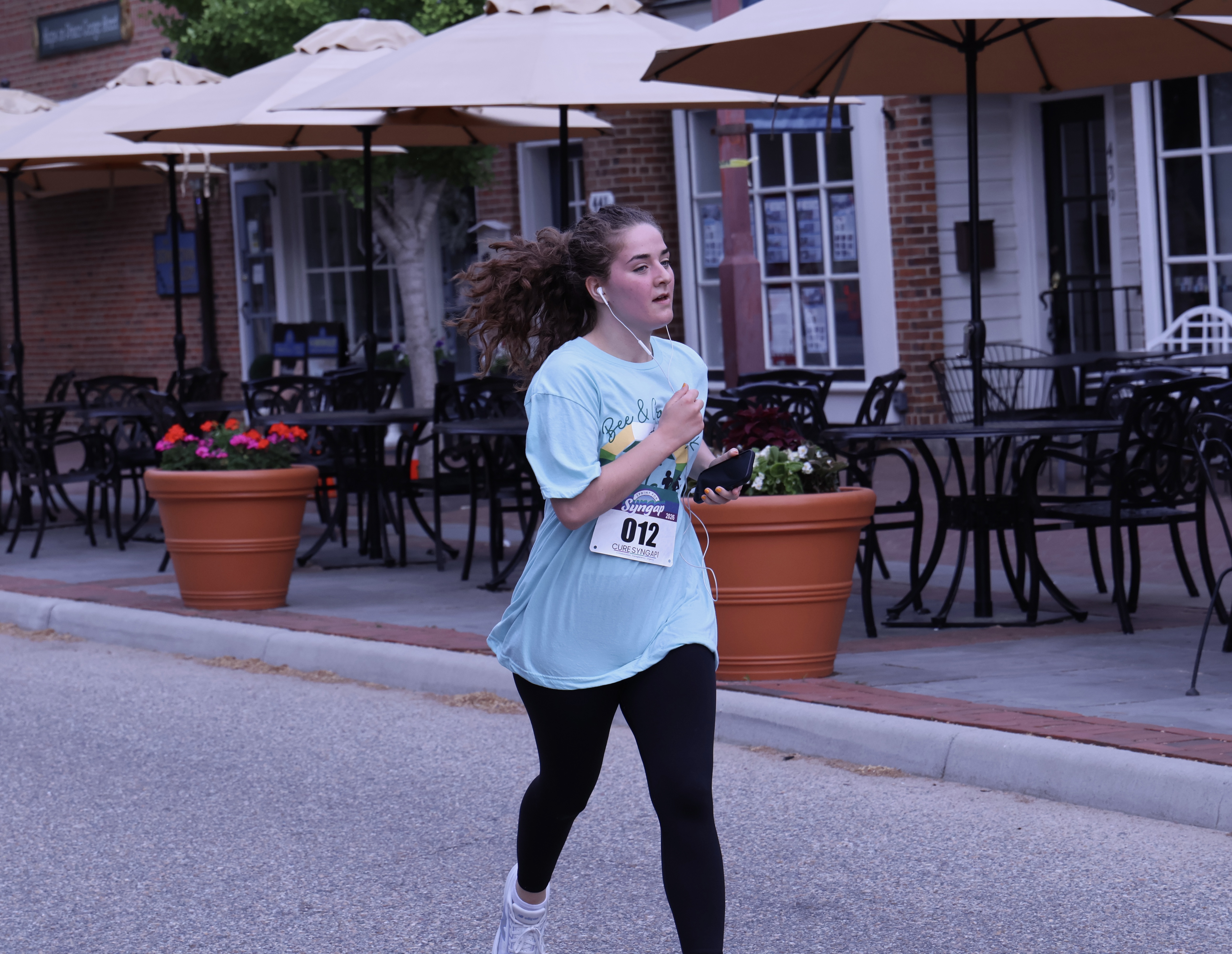 Race-day moment from the 2026 Mora and Qusay 5K